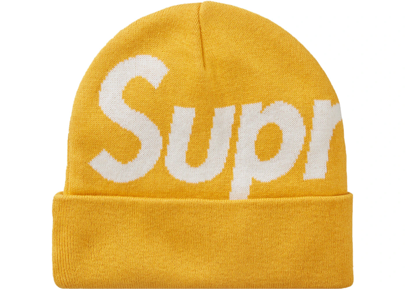 Supreme Big Logo Beanie Gold | Kenshi Toronto