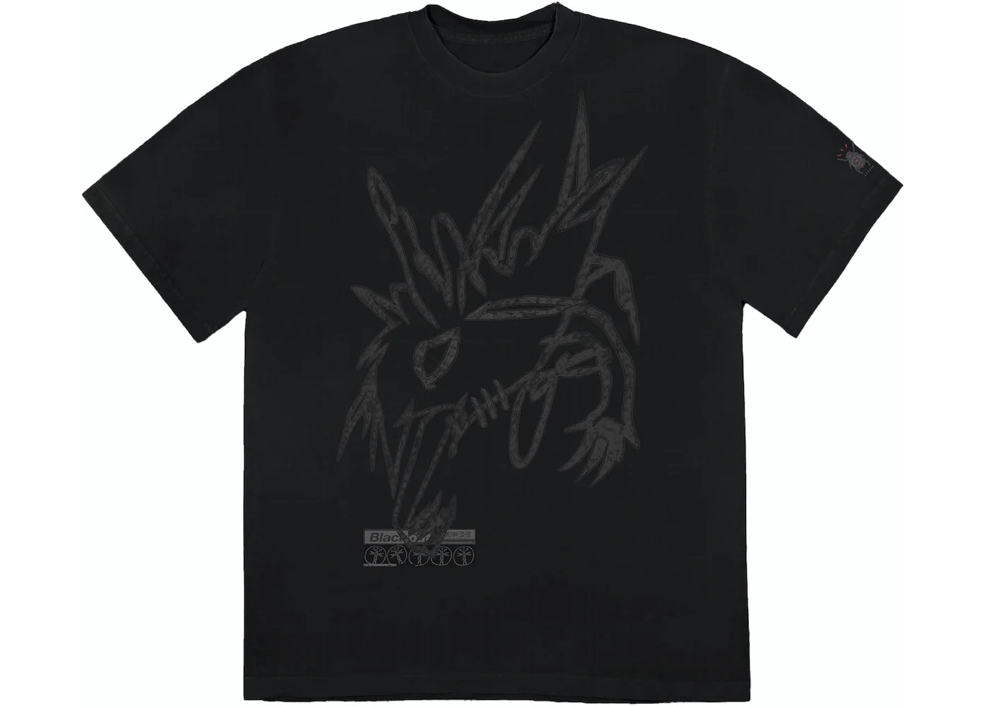 Travis Scott In The Dark Tee Black
