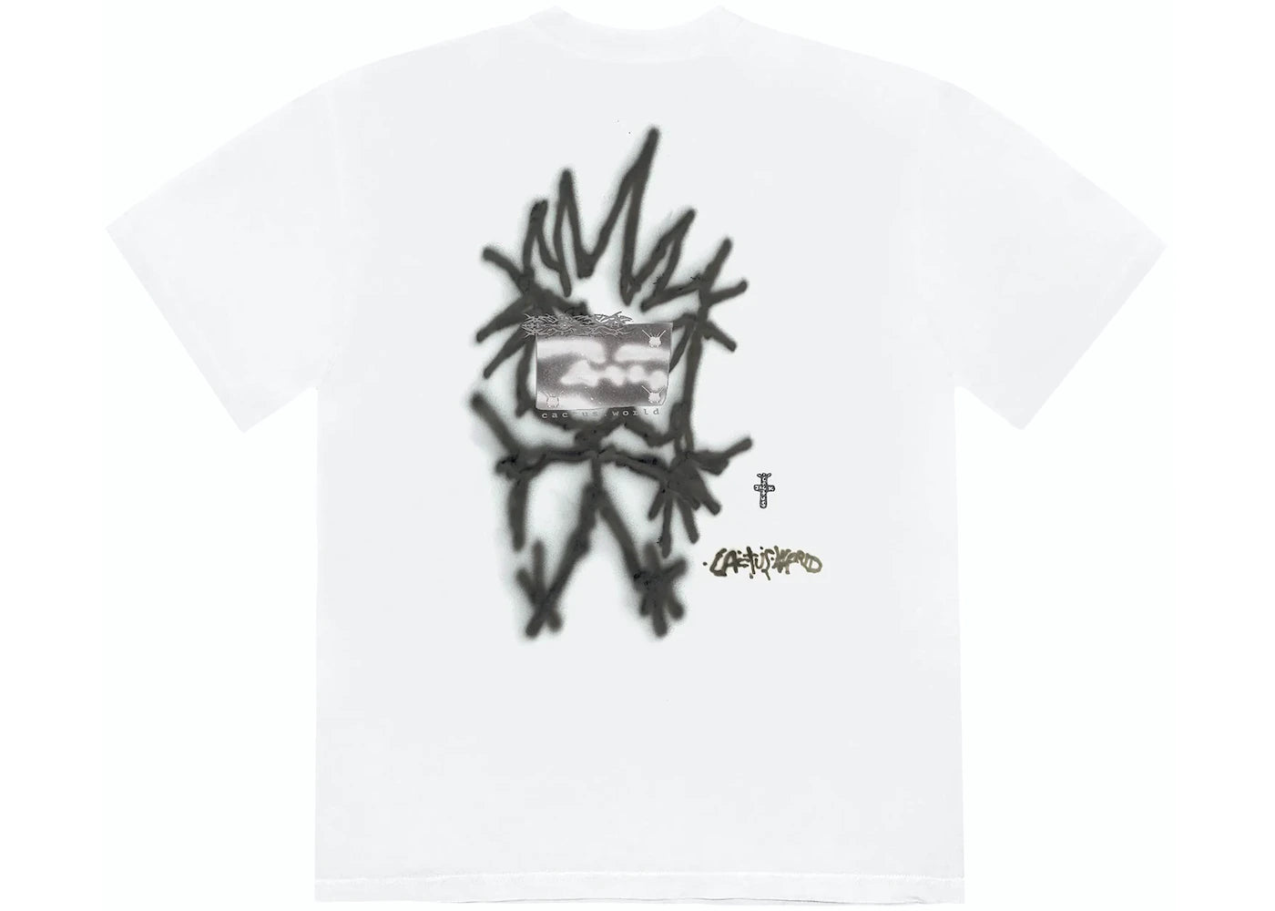 Travis Scott Whiteout Tee White