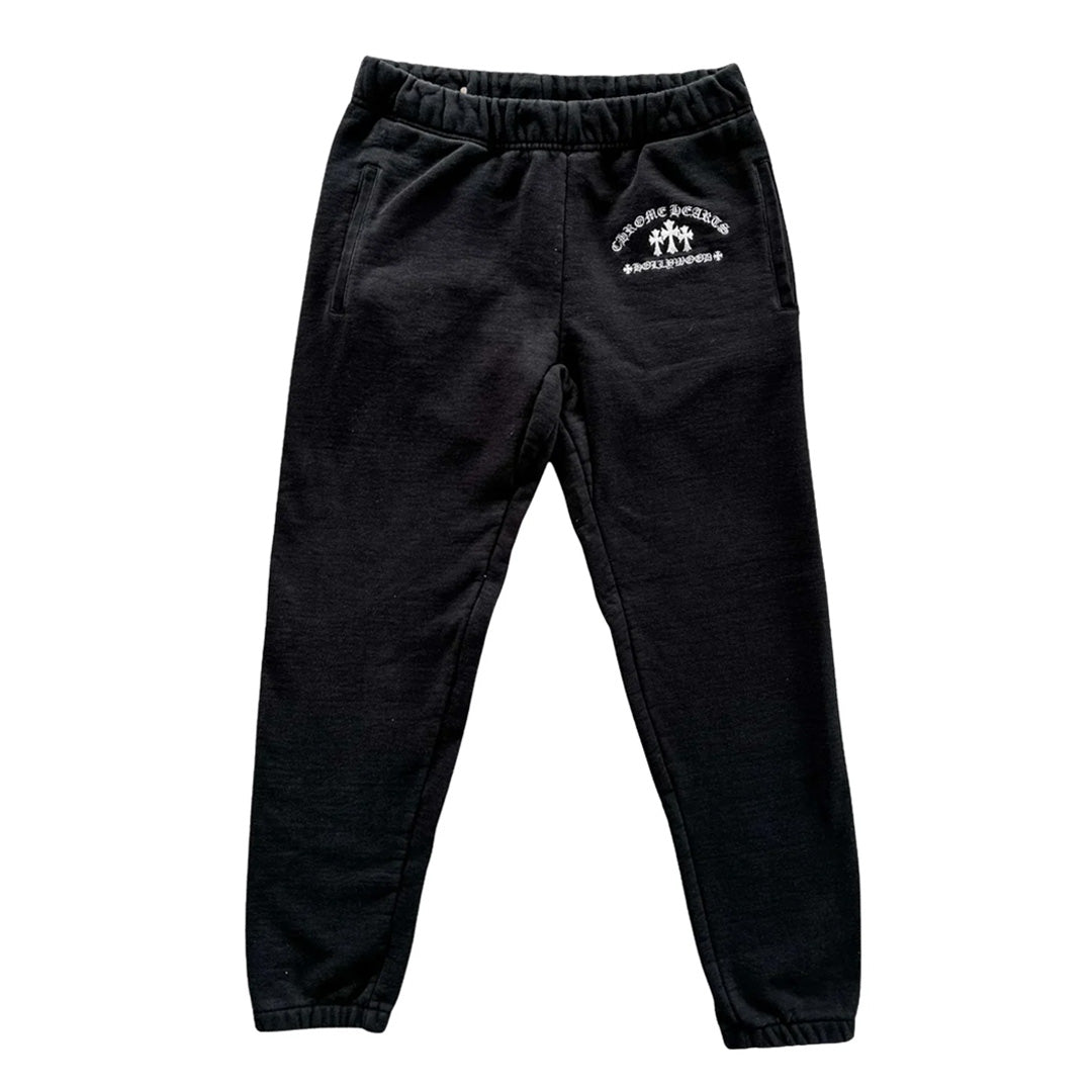 Chrome Hearts Triple Cross Embroidered Sweatpants