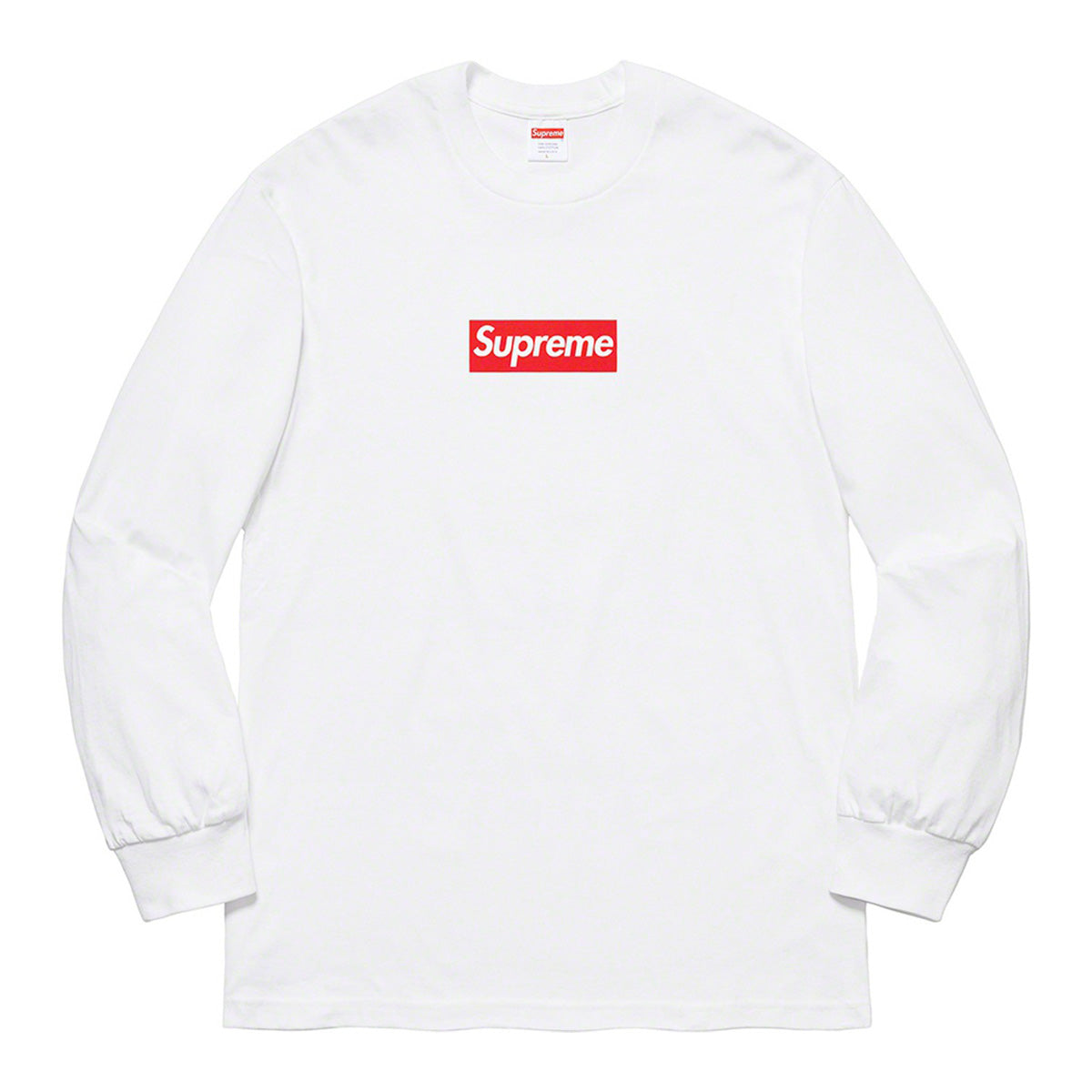 Supreme Box Logo Long Sleeve Tee White
