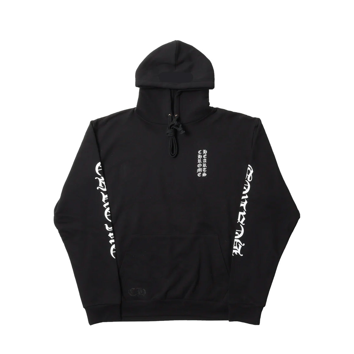Chrome Hearts Script Pullover Hoodie Black