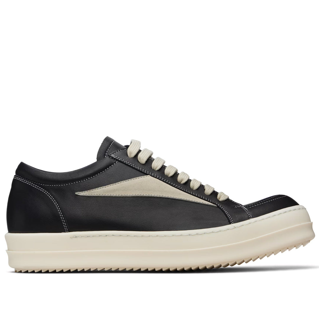 Rick Owens Vintage Low Sneakers Black Milk