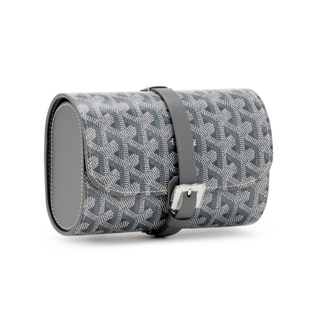 Goyard Double Travel Watch Case Grey Kenshi