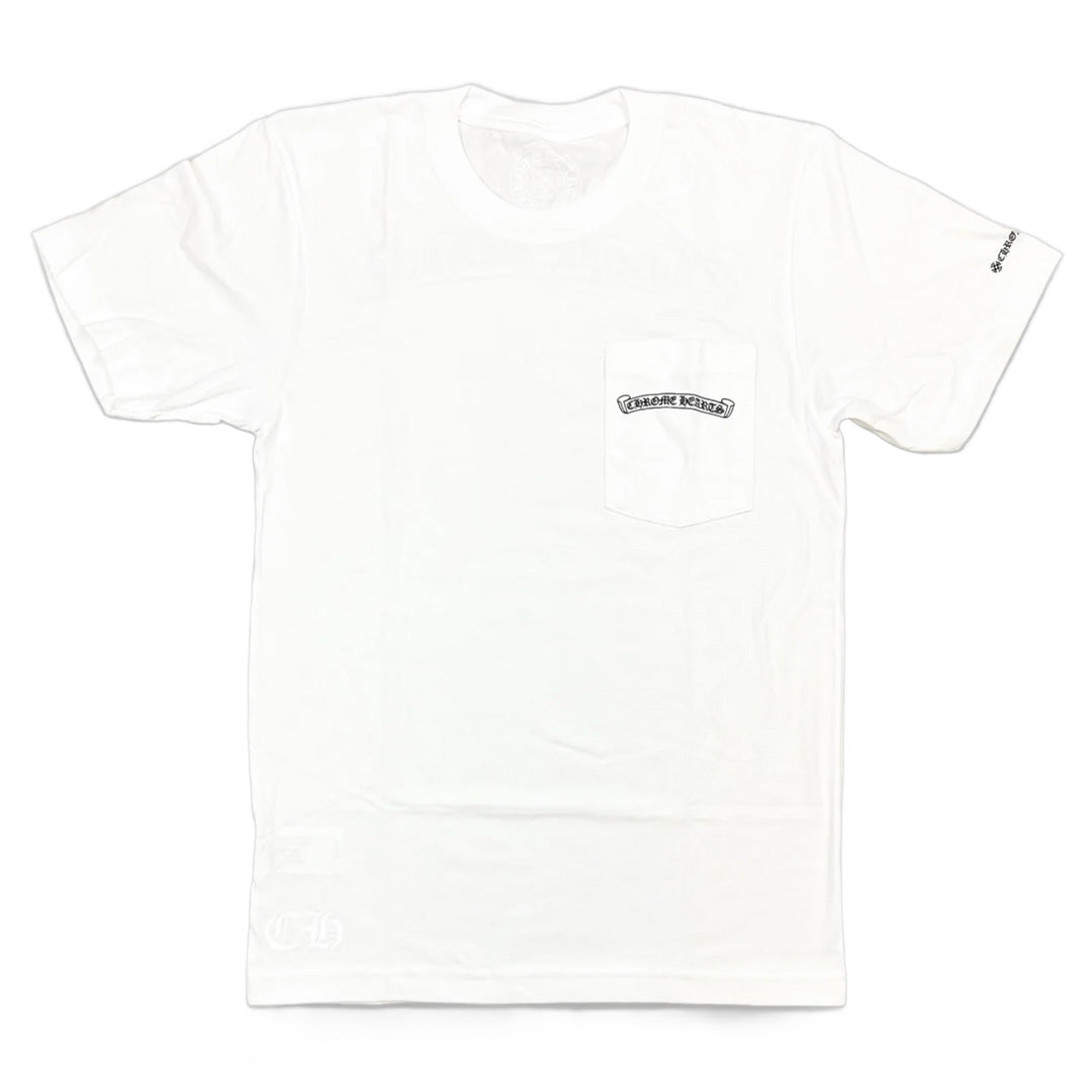 ファッション姫 通販 Chrome Hearts Scroll Logo T-Shirt White | Kenshi トップス