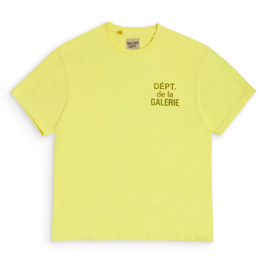 Gallery Dept. French Souvenir T-Shirt Neon Yellow