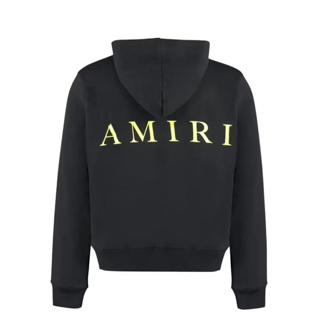 Amiri M.A Logo Hoodie Black Yellow