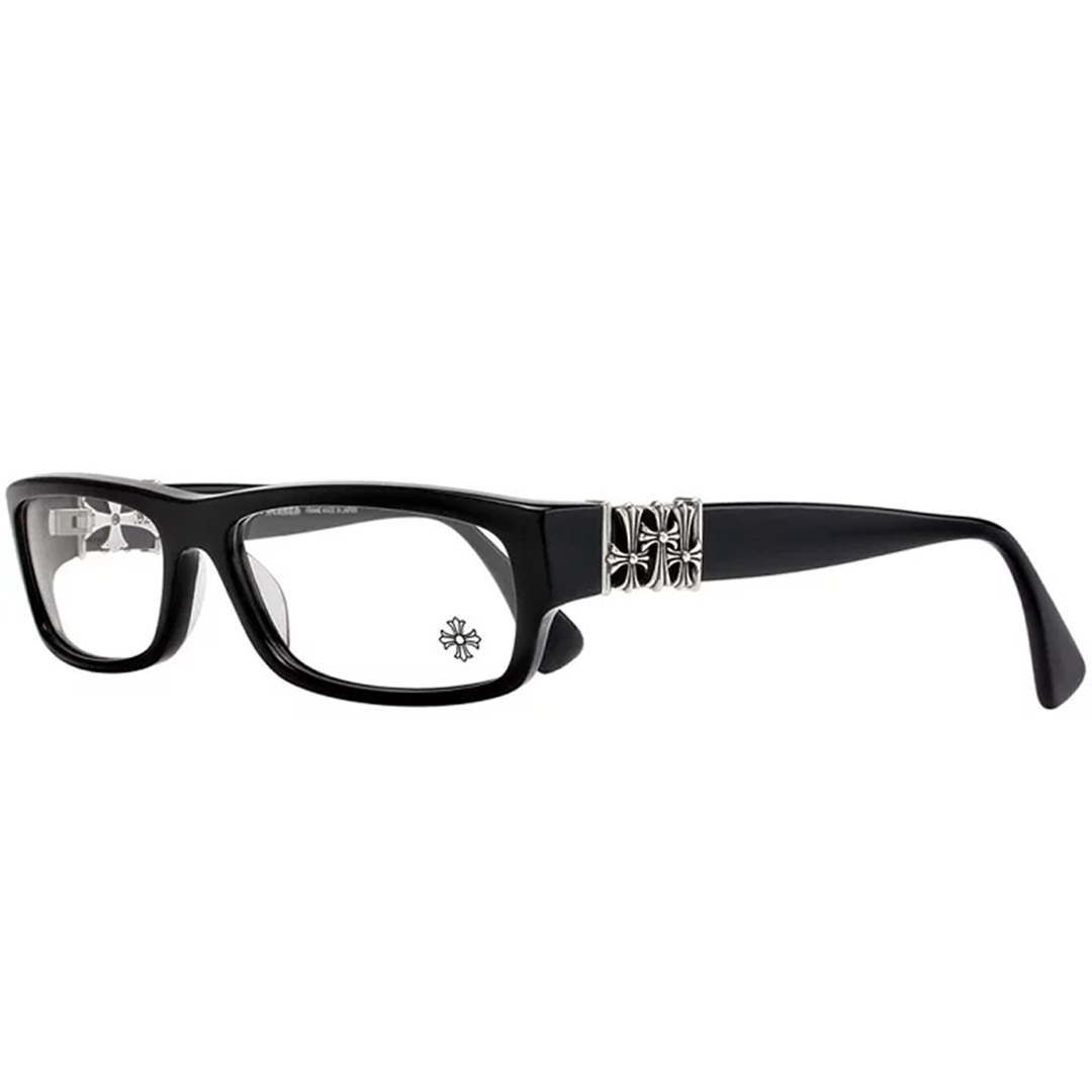Chrome Hearts "Below Me" Black/Silver Glasses