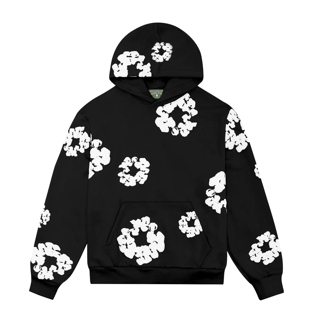 Denim Tears The Cotton Wreath Hoodie Black