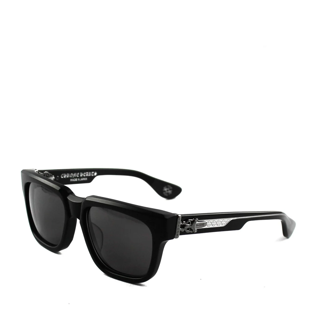 Chrome Hearts "Box Officer" Black/Silver Glasses