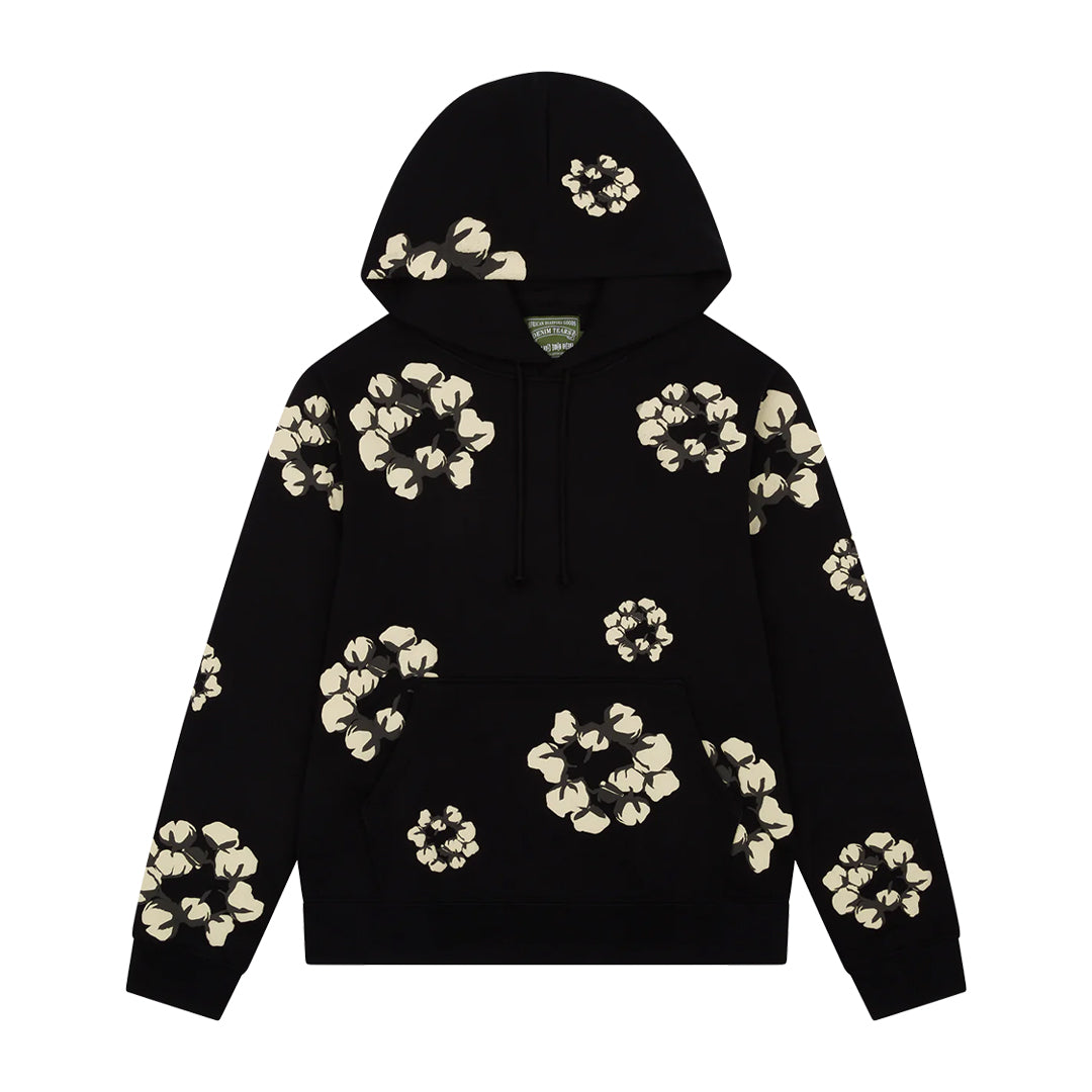 確実正規品 DENIM TEARS フーディ Black, Small (S) Denim Tears Cotton Wreath-print Hoodie | Black | FARFETCH CA