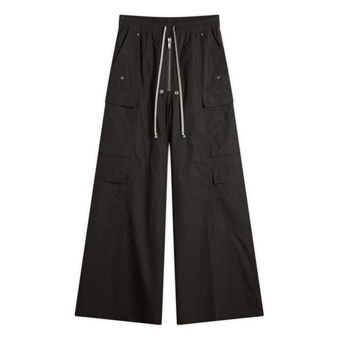 Rick Owens Black Cargobelas Cargo Pants