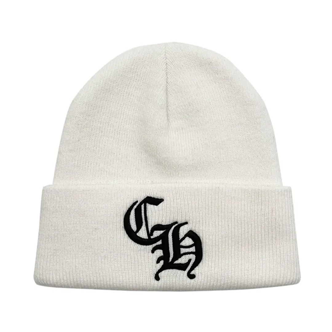 Chrome Hearts CH Beanie White