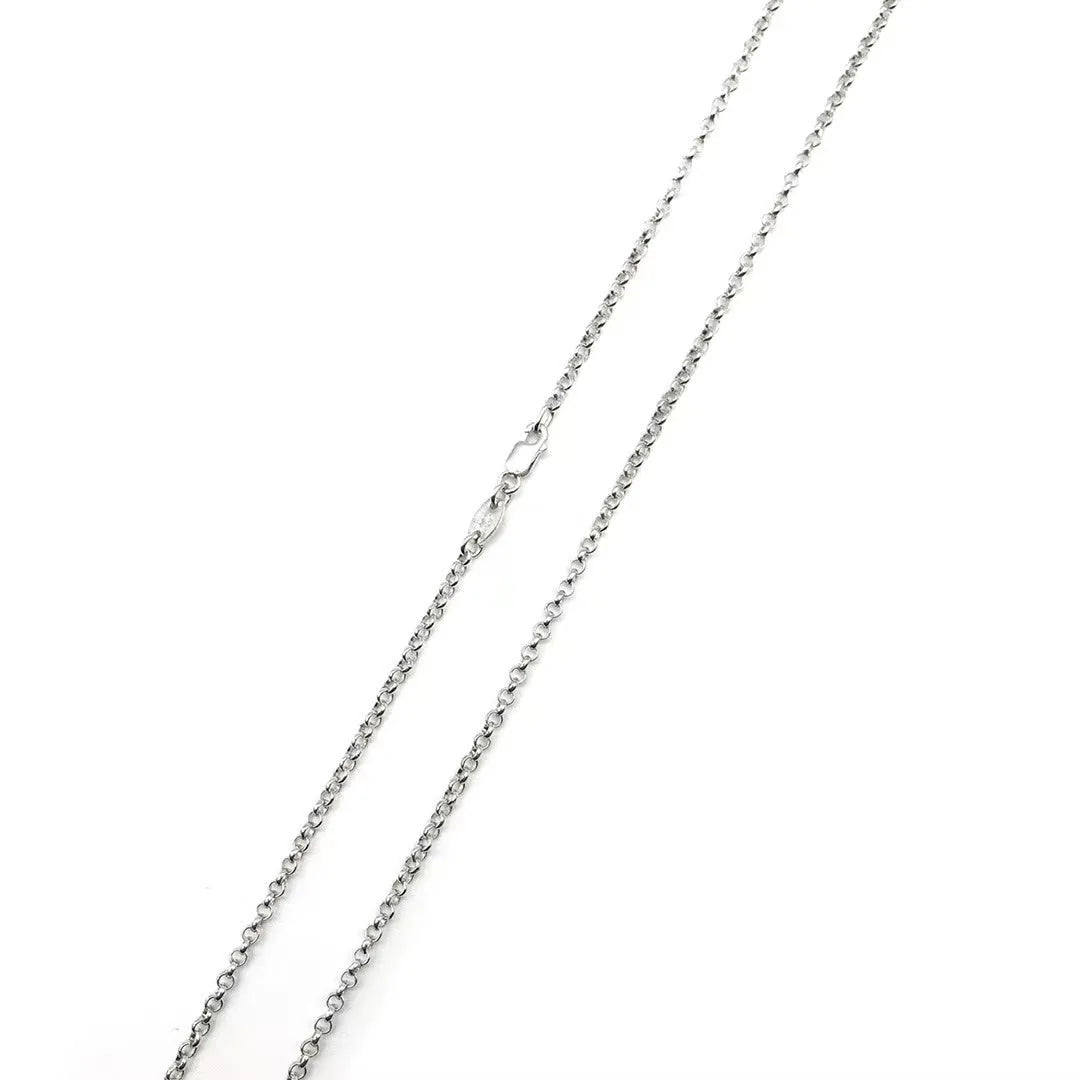 アクセサリー Chrome Hearts Roll Chain Necklace Silver Chrome Hearts Roll Chain (18 Inch) | Kenshi
