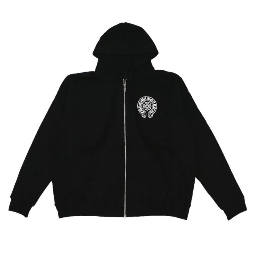 Chrome Hearts Miami Exclusive Horseshoe Zip Up Hoodie