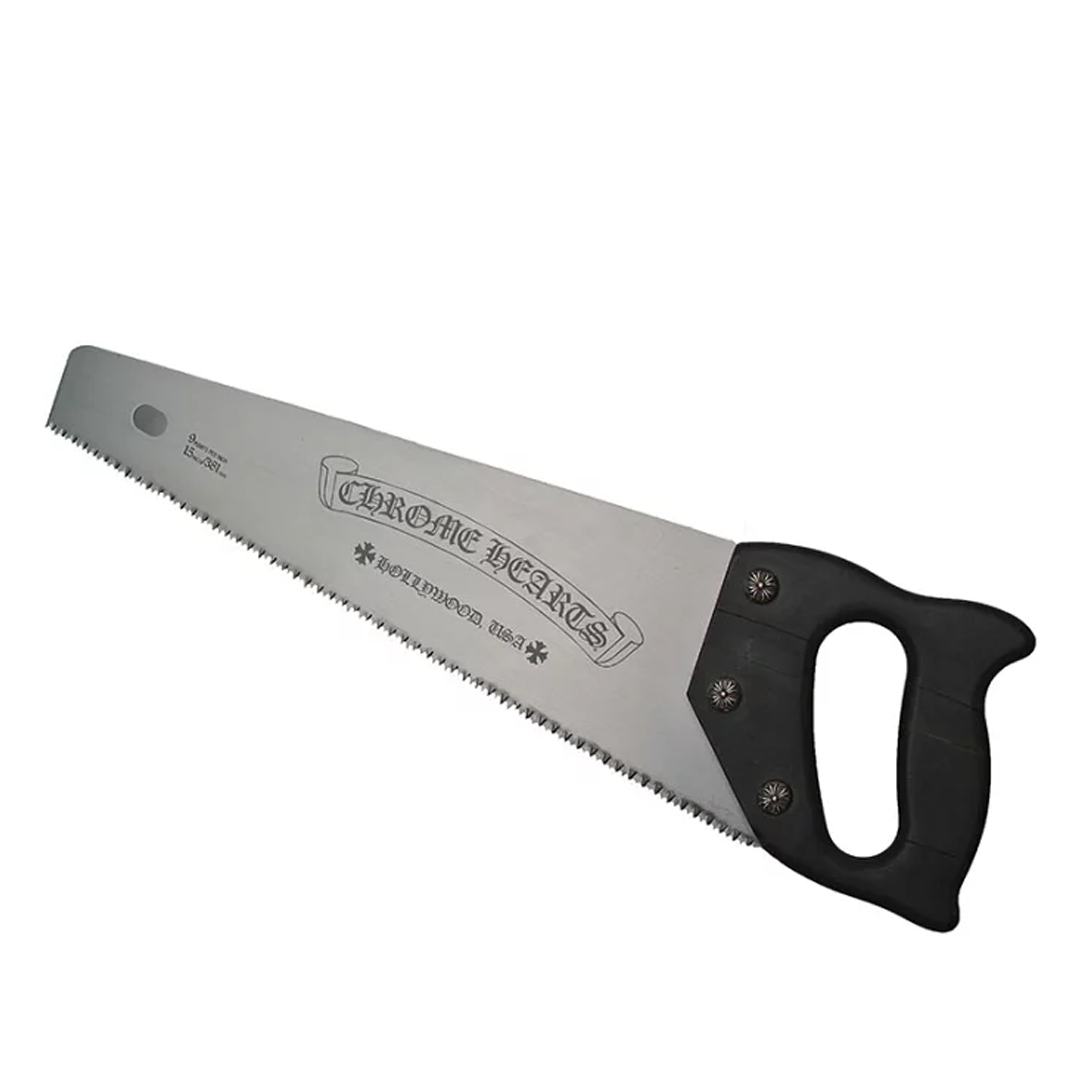 Chrome Hearts Ebony Wood & Silver Saw