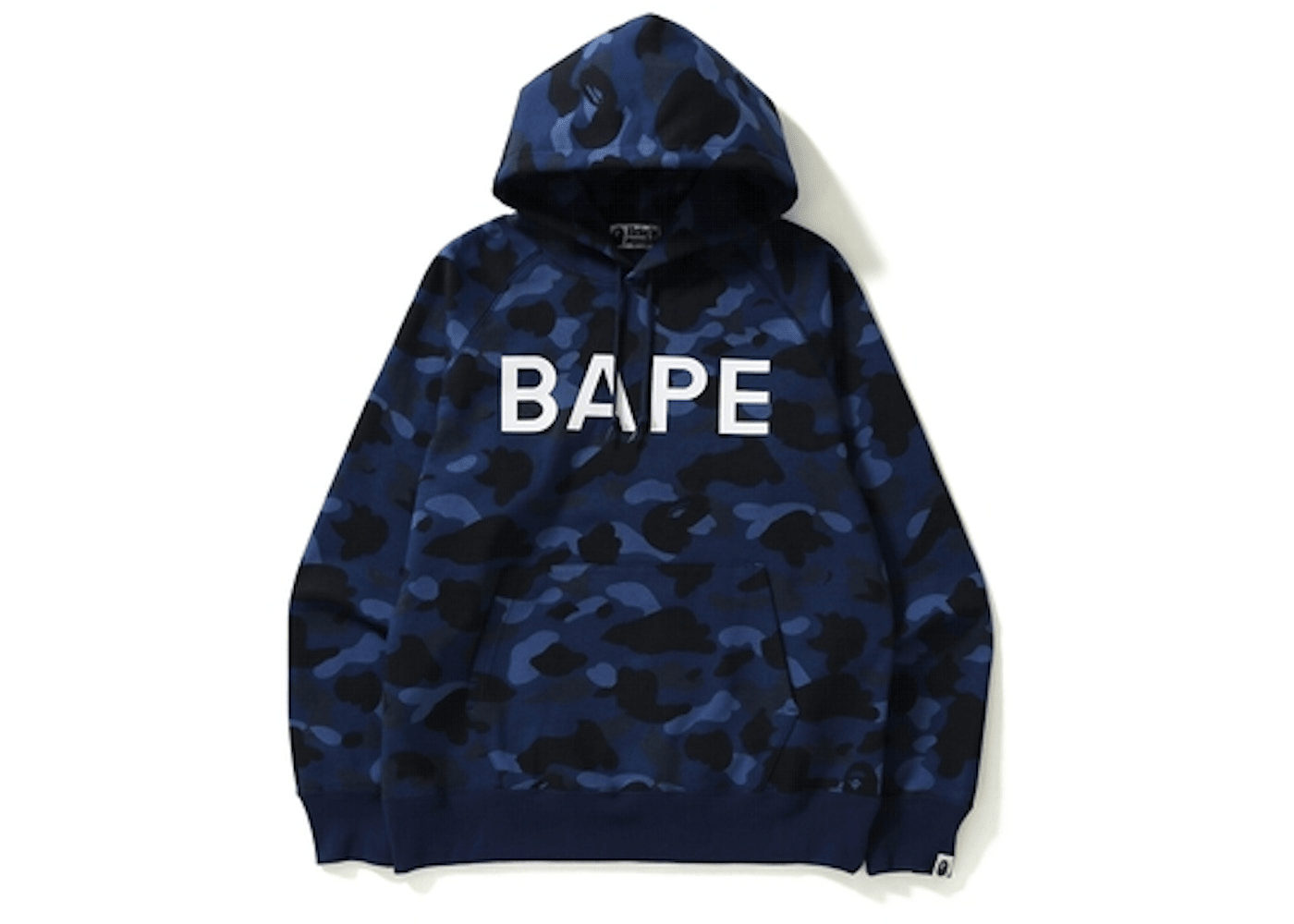 Bape Color Camo Pullover Hoodie Navy