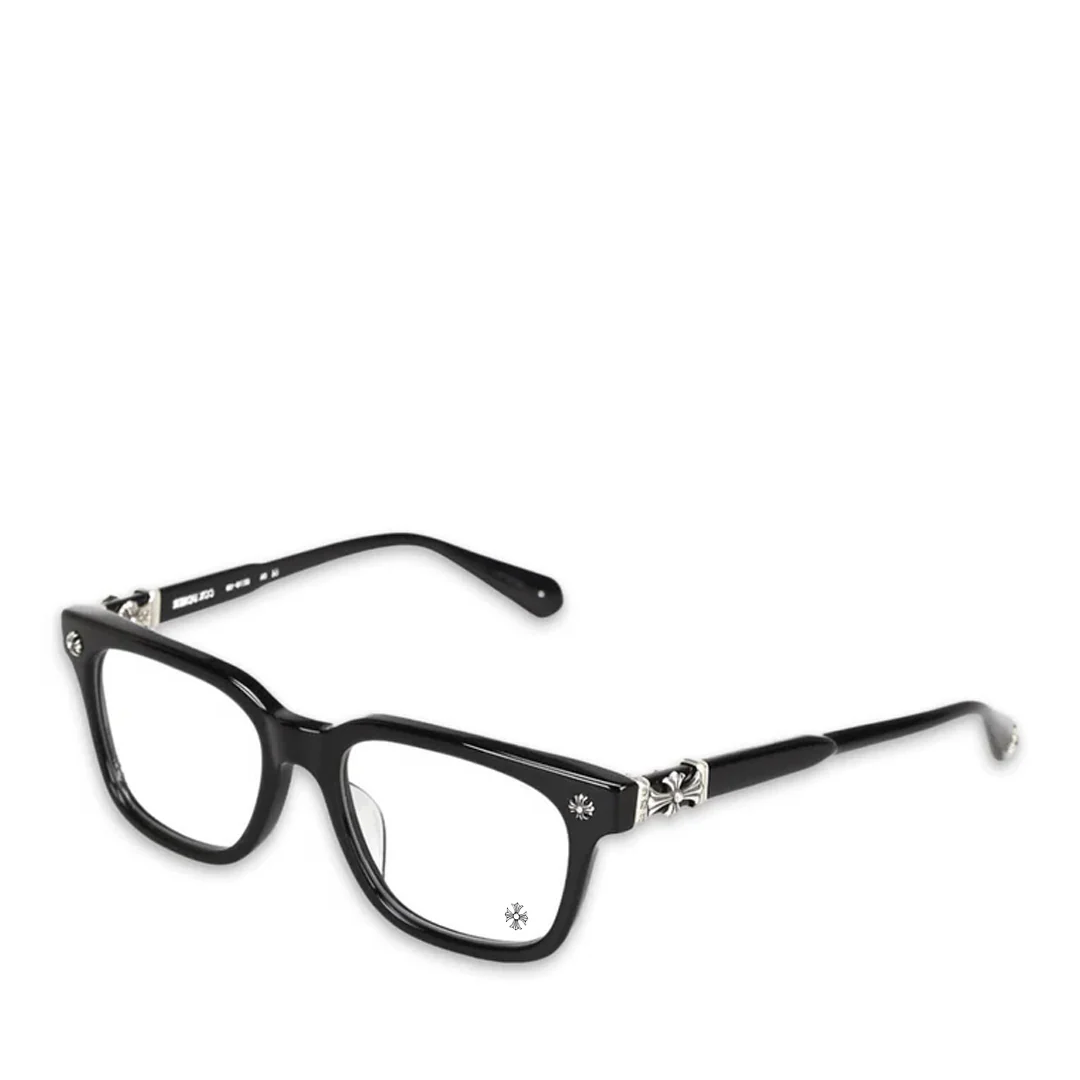 Chrome Hearts "Cox Ucker" Black/Silver Glasses