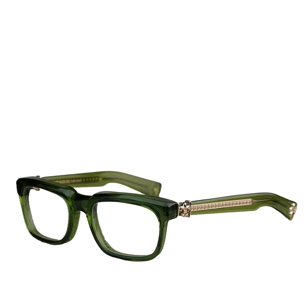 Chrome Hearts "See You In Tea" Green/Silver Glasses