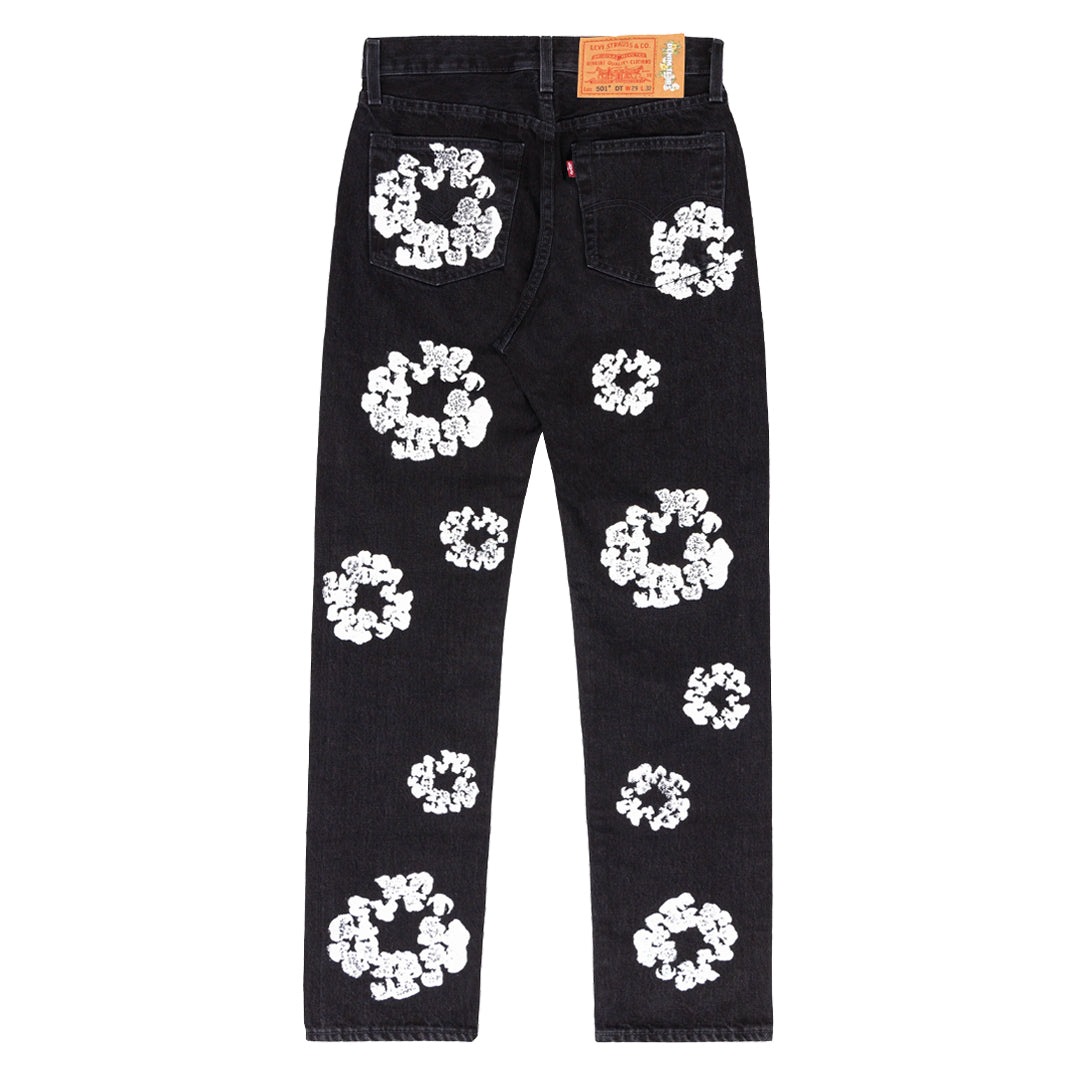 Denim Tears x Levi's Cotton Wreath Jean Black