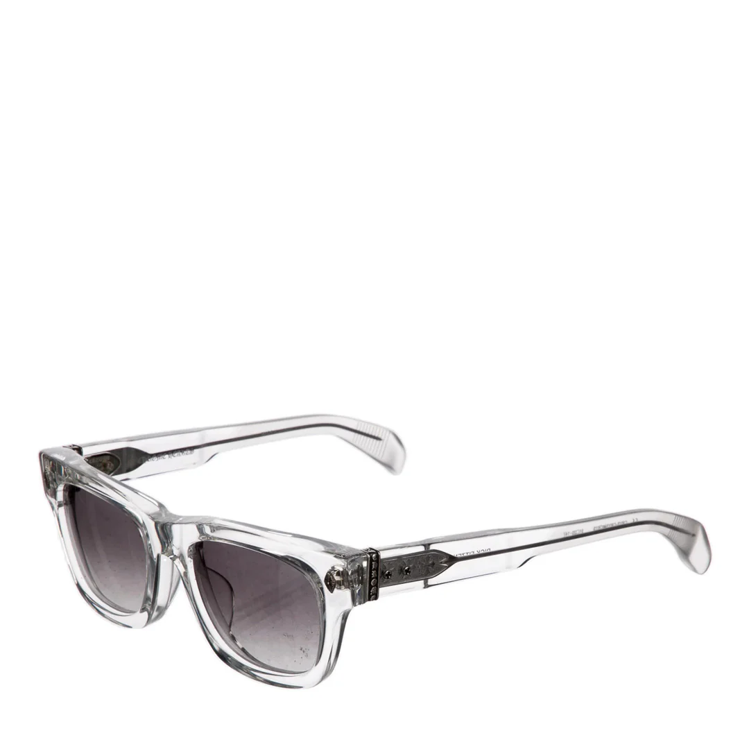 Chrome Hearts "Dick Fitzener" Clear/Silver Smoke Glasses