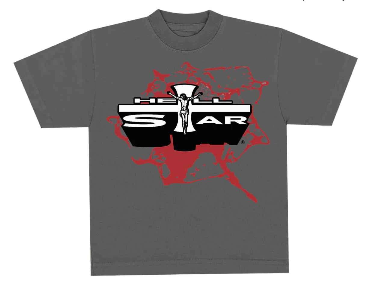 Hellstar Jesus T-Shirt Vintage Black