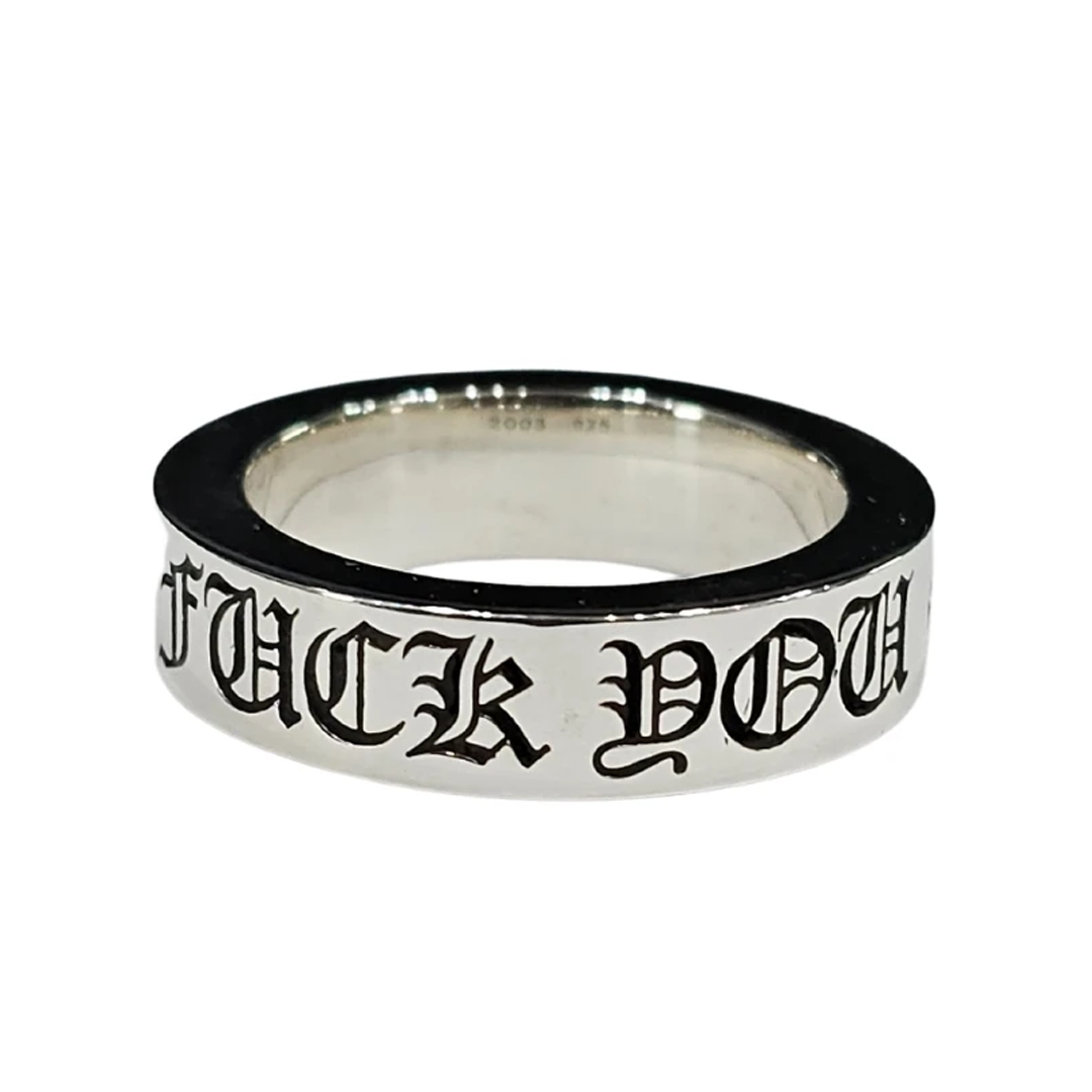 Chrome Hearts F*ck You Ring