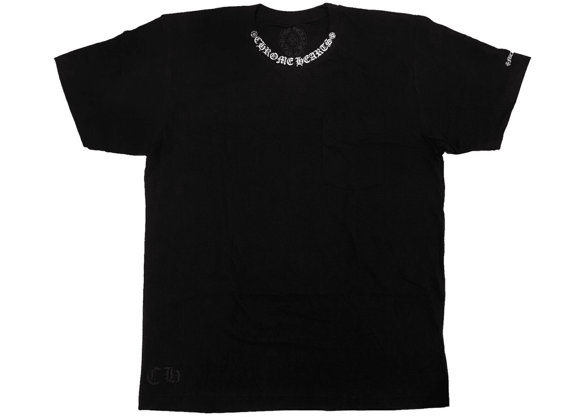 Chrome Hearts Neck Logo T-Shirt Black