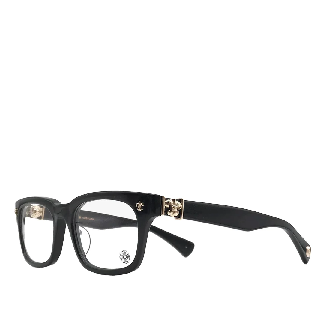 Chrome Hearts "Gittin Any?" Black/Gold Glasses