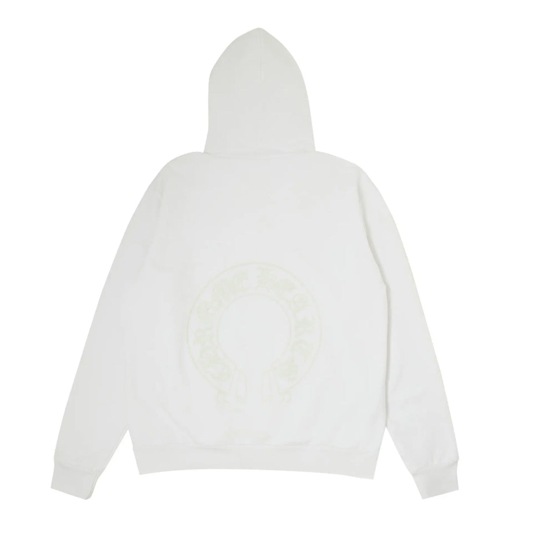 Chrome Hearts Horseshoe Logo Glow in the Dark Zip Up