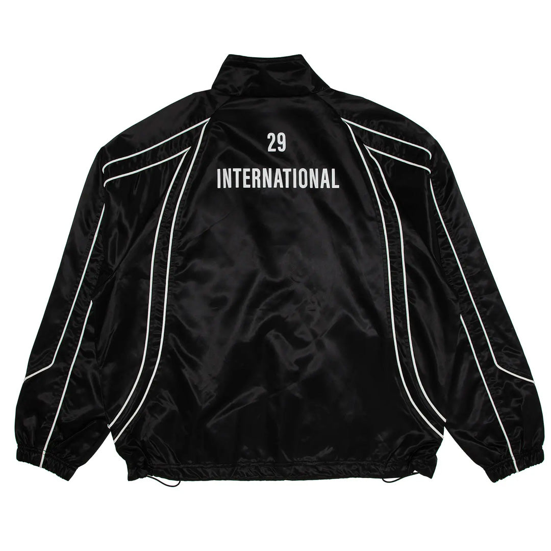 Supreme Satin Soccer Pullover Black