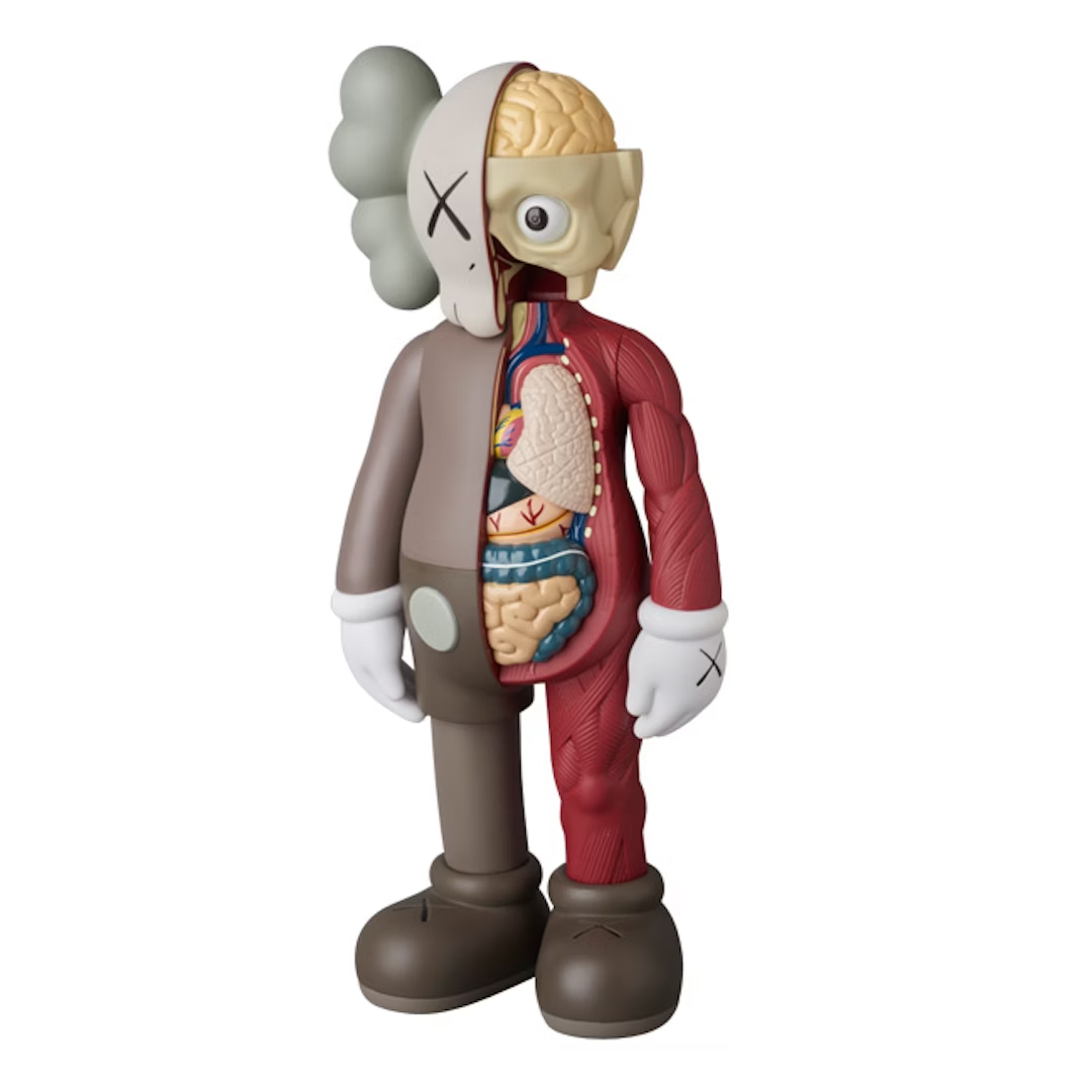 KAWS Flayed Open Companion Vinyl Figure Brown