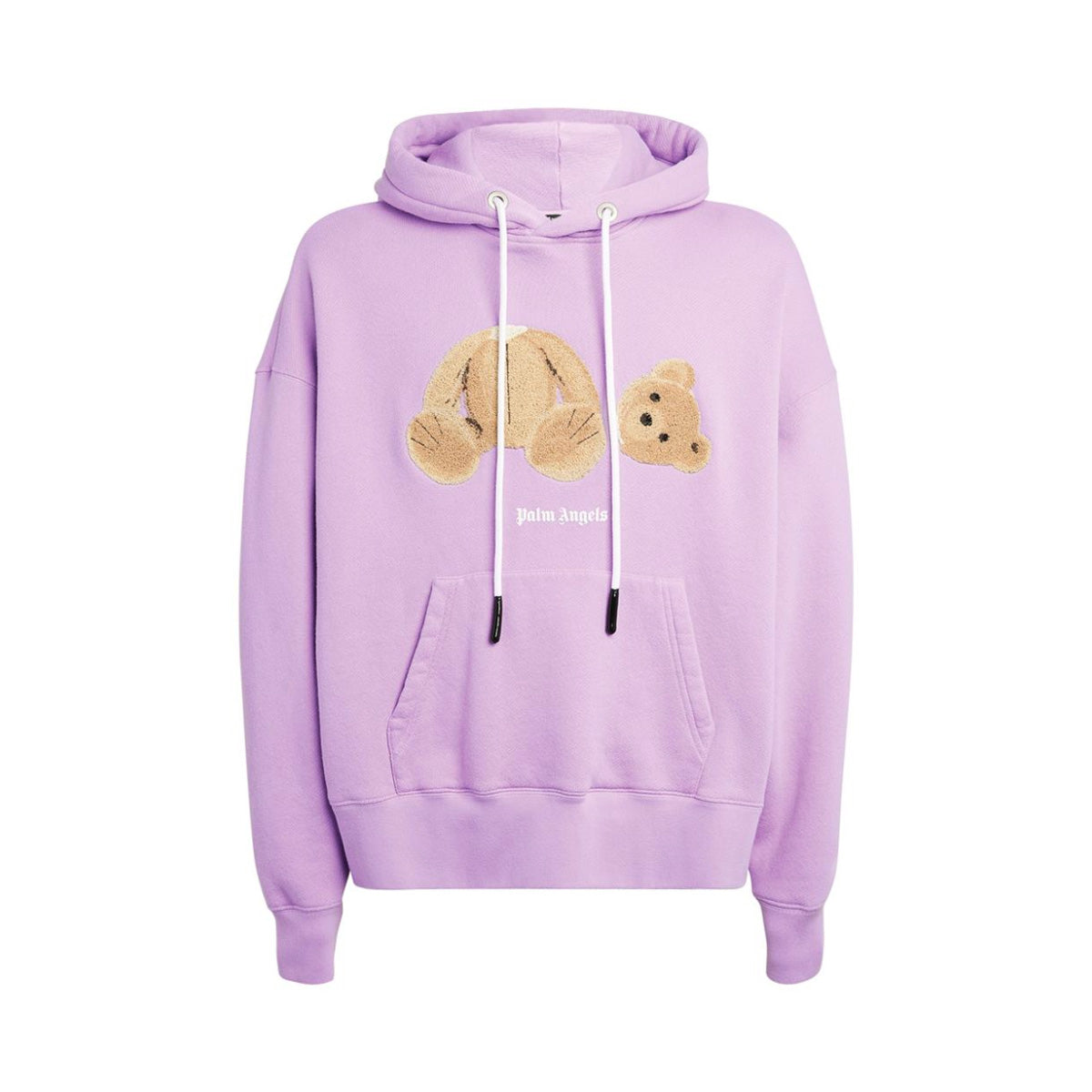 Palm Angels Teddy Bear Hoodie Lilac