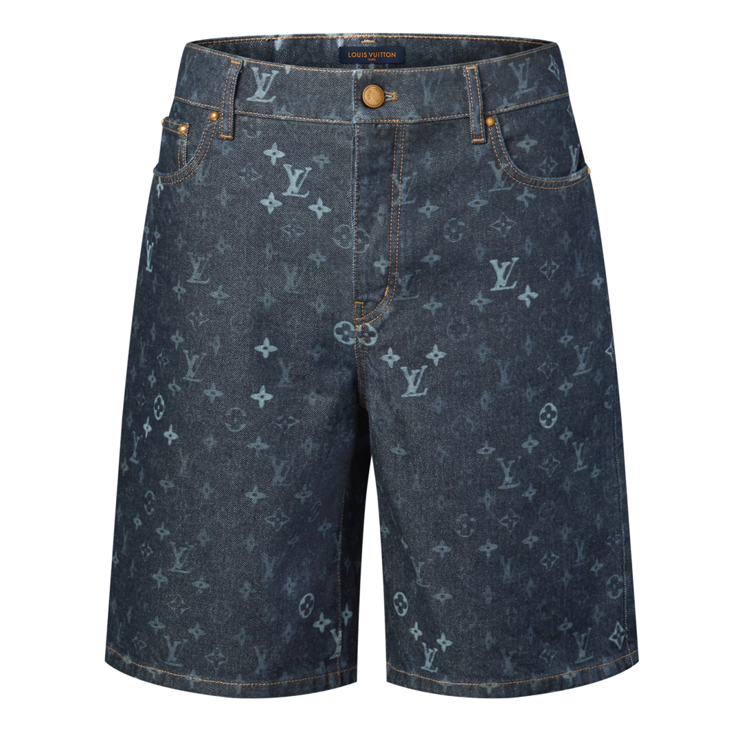 Louis Vuitton Monogram Denim Shorts