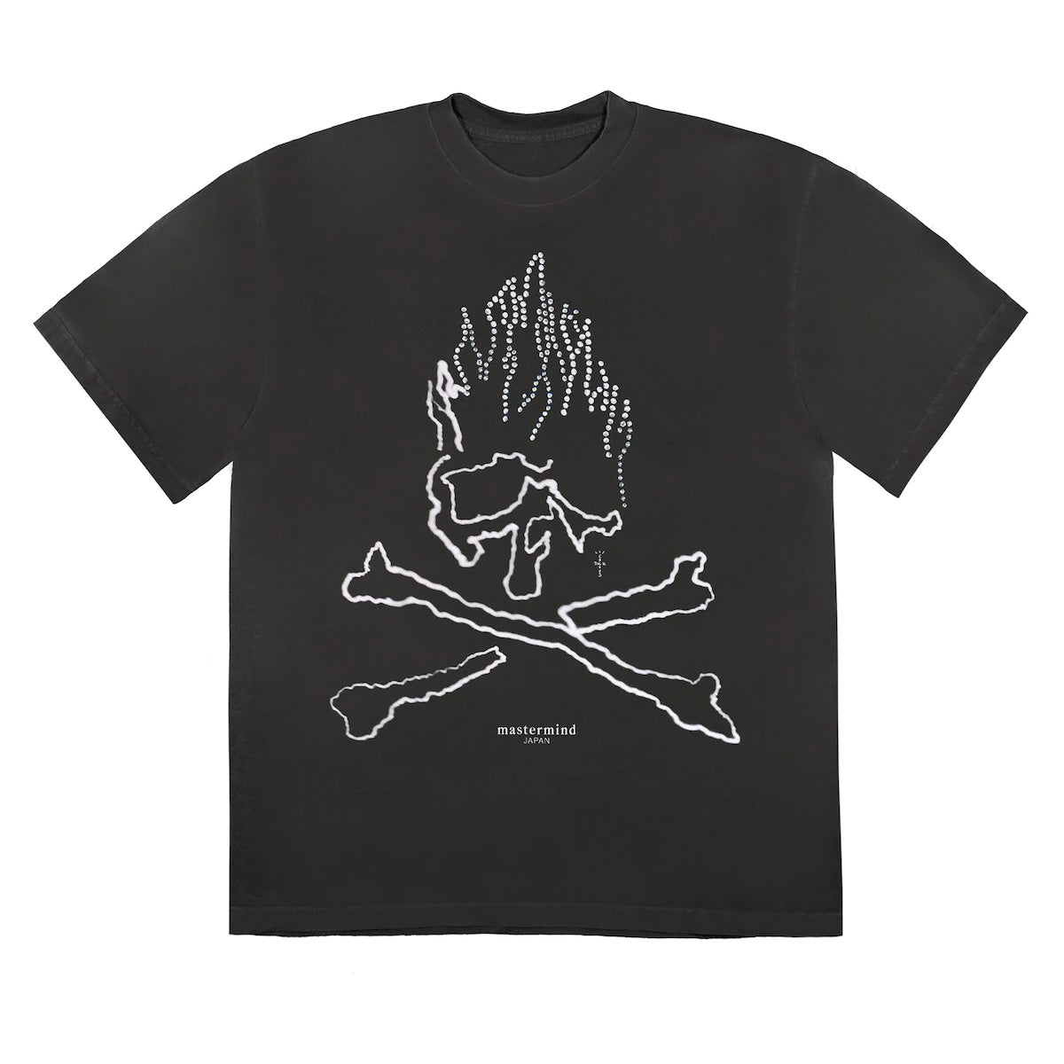 Travis Scott Cactus Jack Mastermind Skull T-Shirt Black | Kenshi