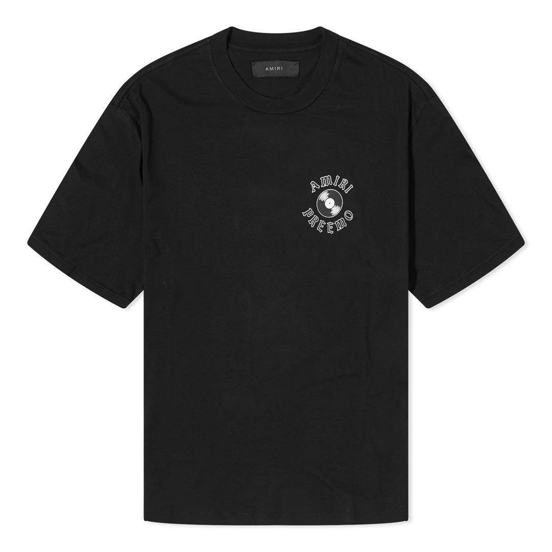 AMIRI Preemo Record T-Shirt Black