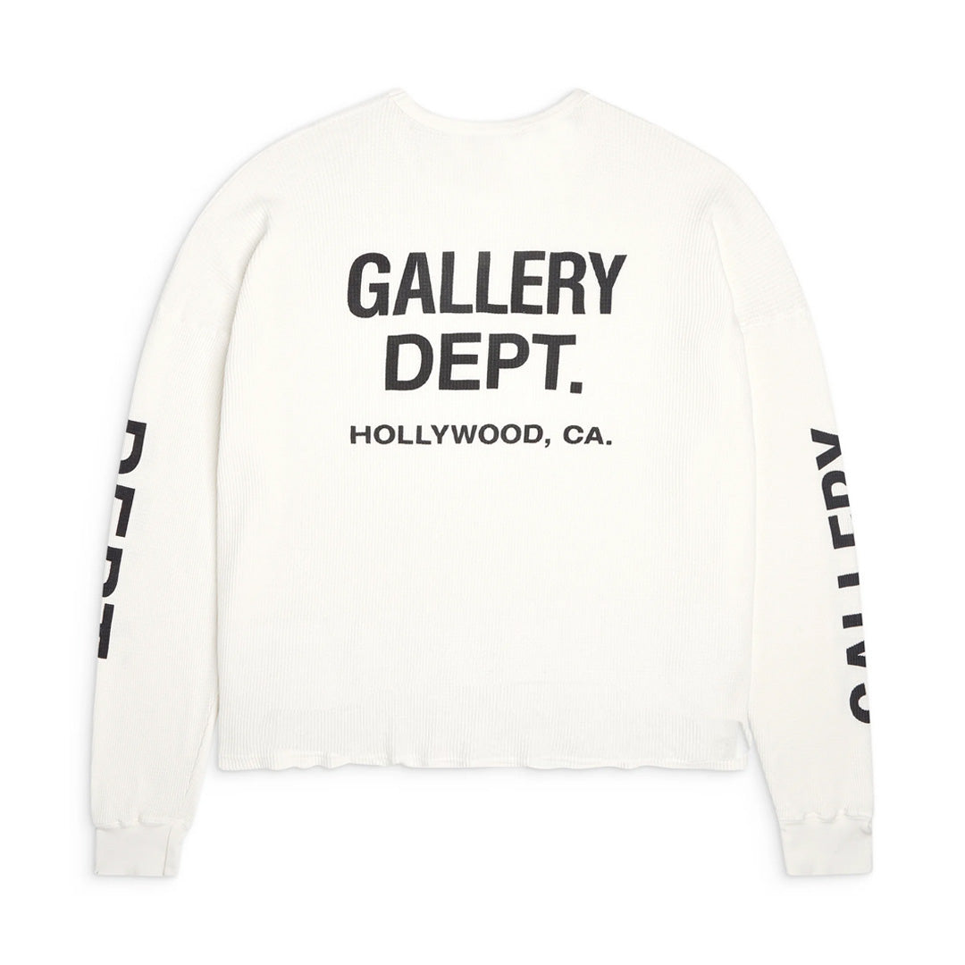 Gallery Dept. Thermal Long Sleeve T-Shirt Cream