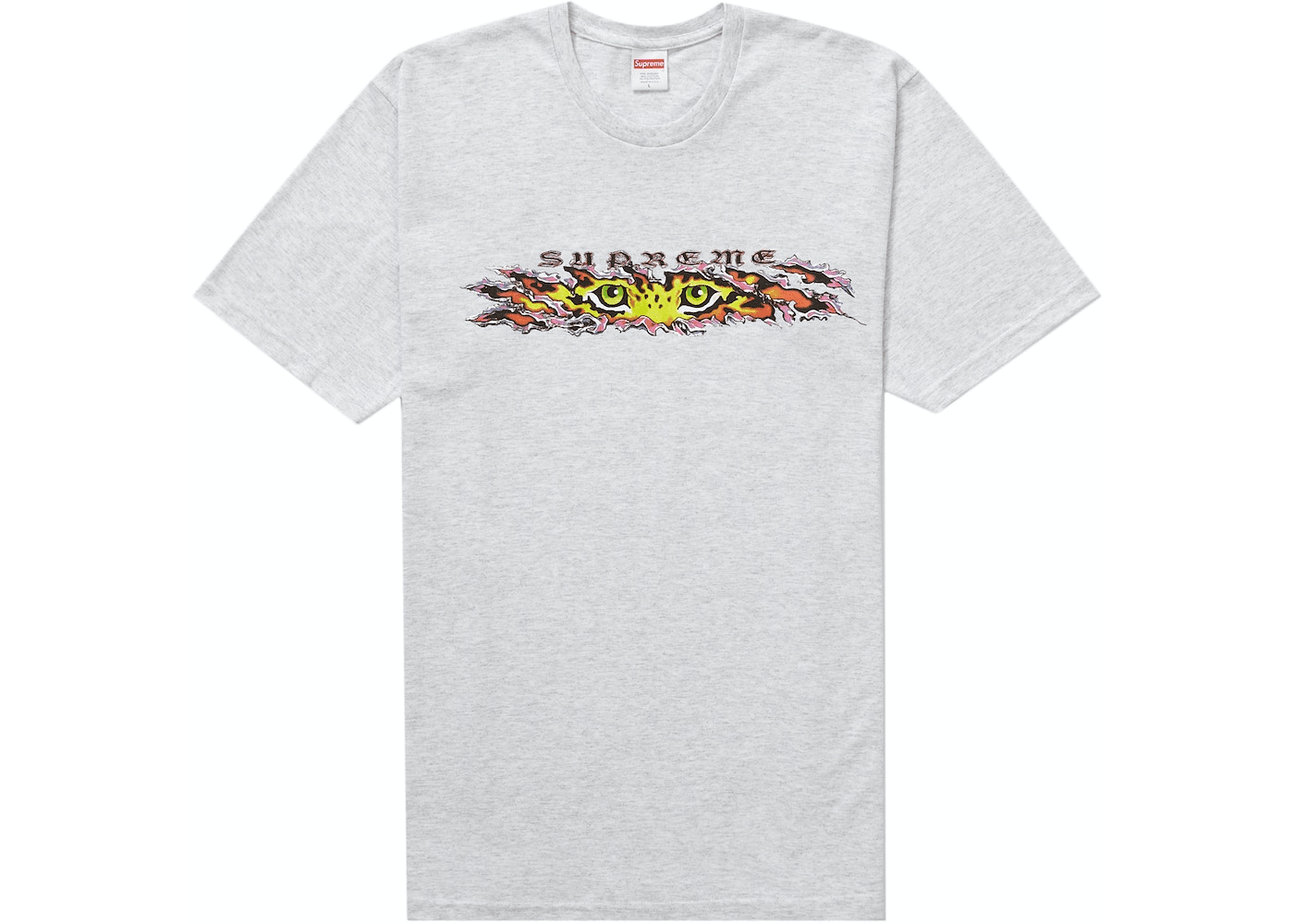 Supreme Eyes Tee Ash Grey
