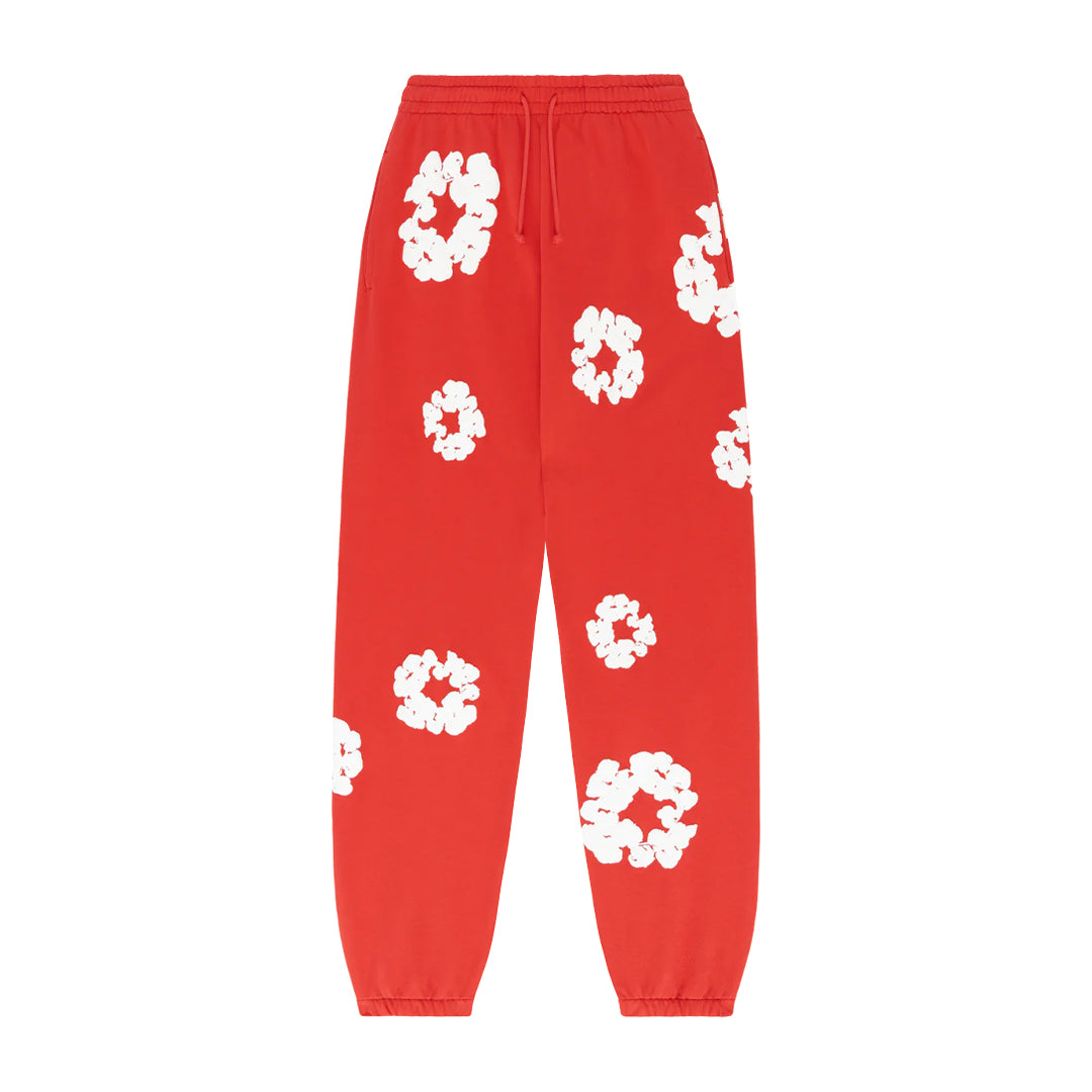 Denim Tears The Cotton Wreath Sweatpants Red