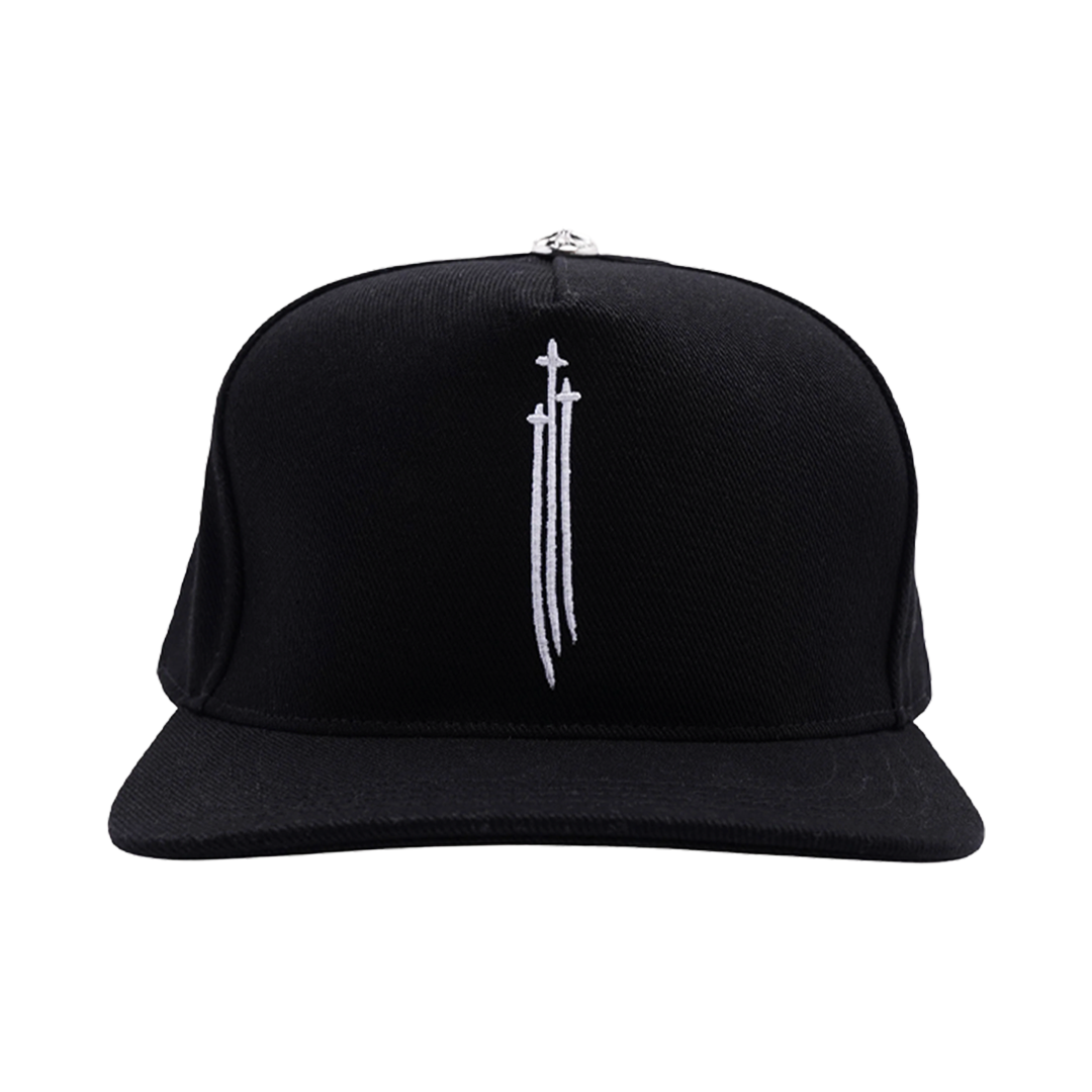 Chrome Hearts RS3 Denim Baseball Hat Black