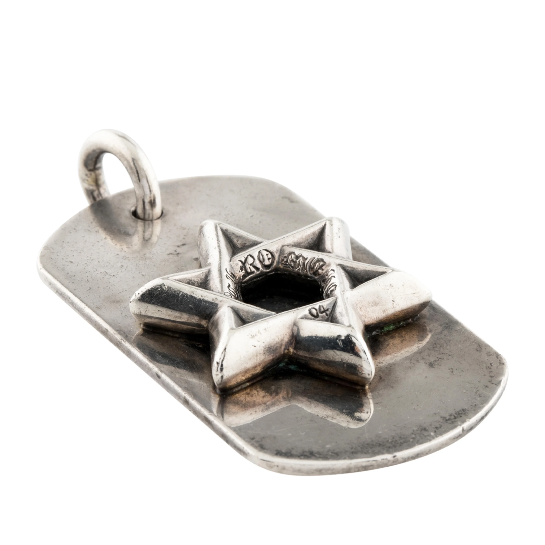 Chrome Hearts Star of David Dog Tag