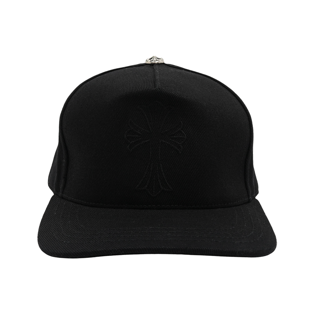 Chrome Hearts Tonal Embroidered Denim Baseball Hat