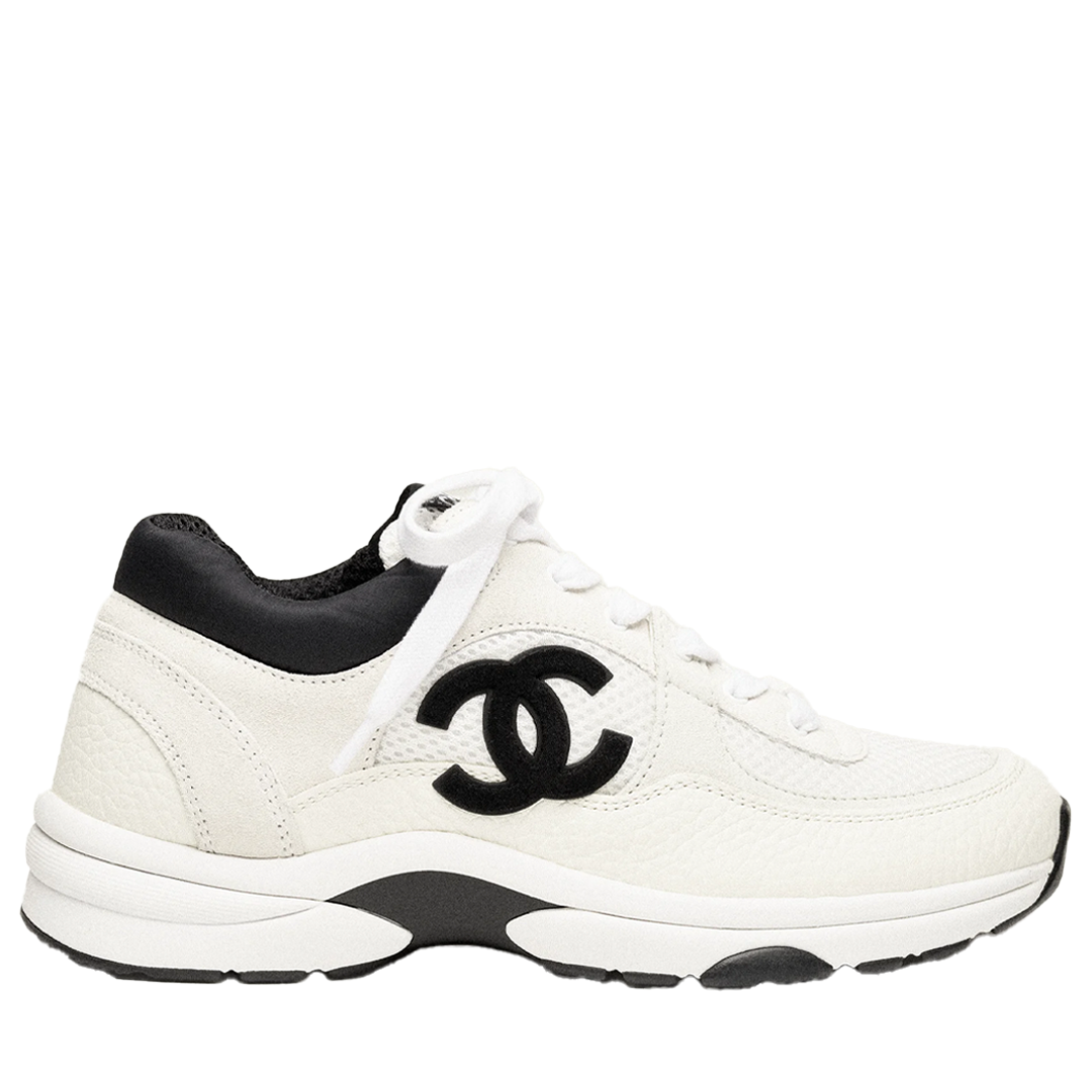 Chanel CC Trainers White & Black