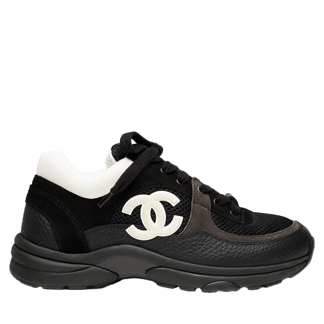 Chanel CC Trainers Black & White