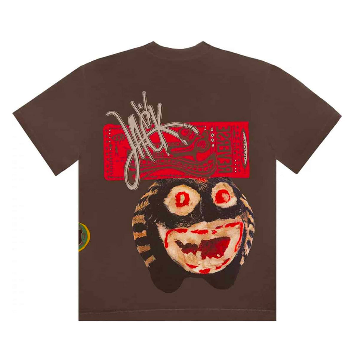 Travis Scott Never Backward T-Shirt Brown