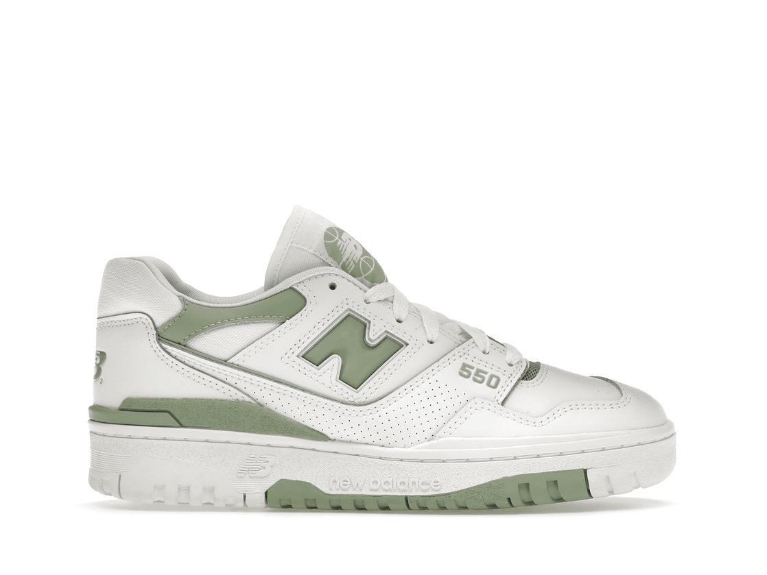 New Balance 550 White Mint Green