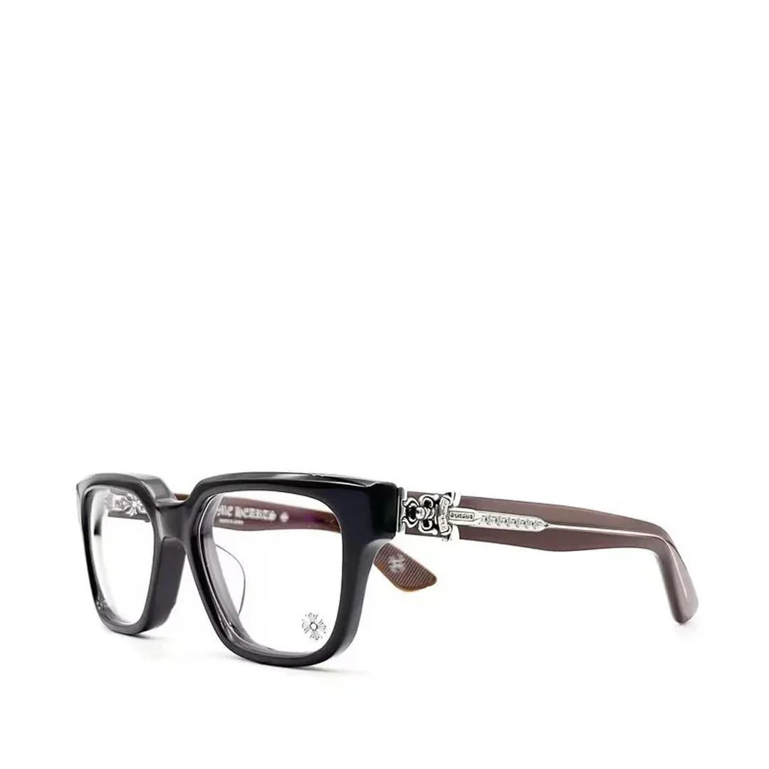 Chrome Hearts "Vagillionaire 2" Brown/Silver Glasses