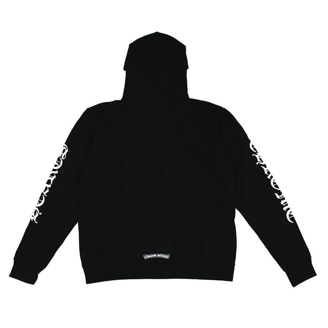 Chrome Hearts Vertical Logo Hoodie Black