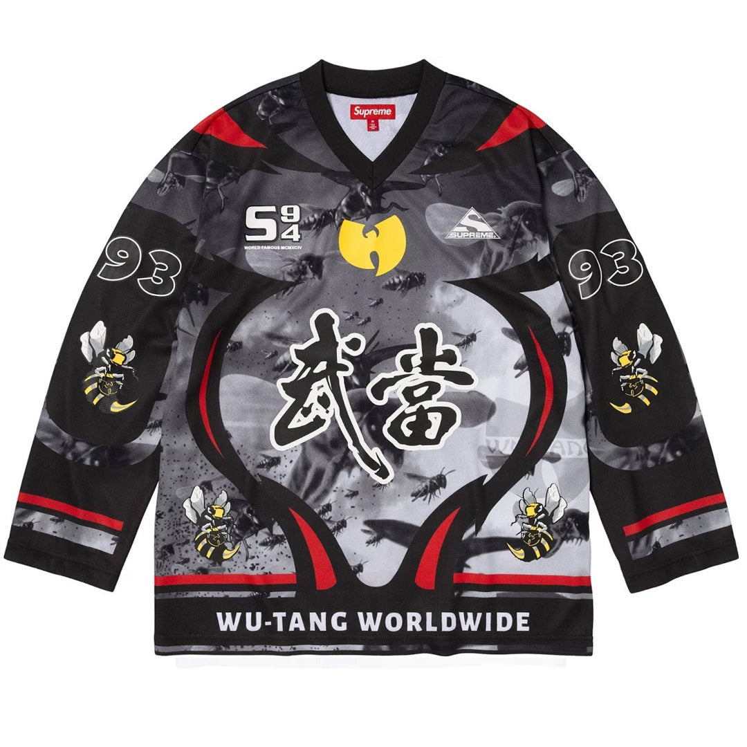 Supreme x Wu-Tang Clan Hockey Jersey Black