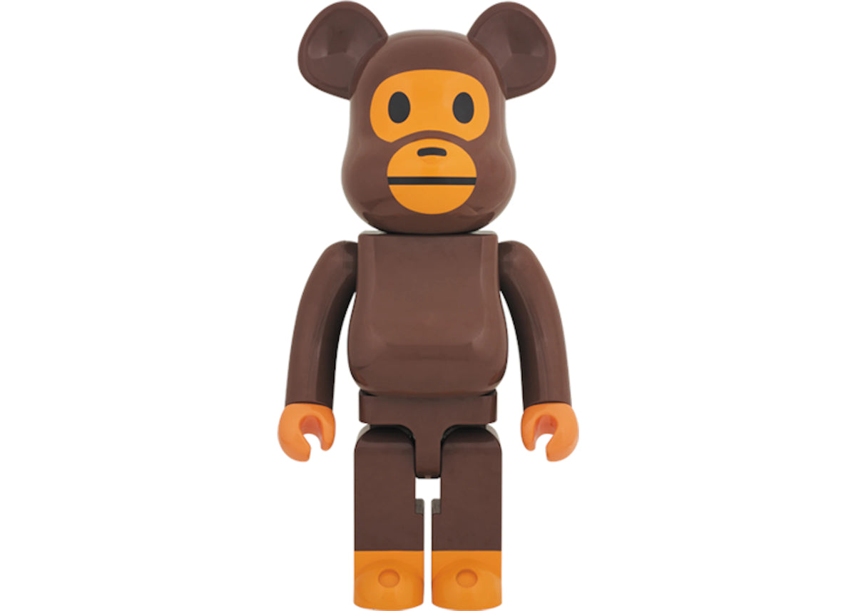 Bearbrick x Bape Baby Milo 1000% Brown